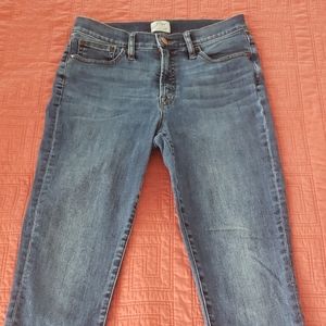 Jcrew Jean's, high rise, color vintage indigo
